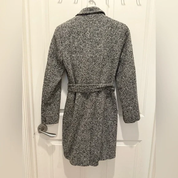 EUC Express Vintage Wool Trench Coat Size 1/2 - Picture 6 of 6